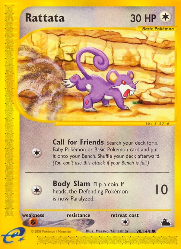 Image for Rattata (Skyridge) (090/144) - Pokemon