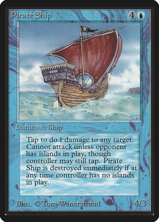 Image for Pirate Ship (Beta Edition) - Magic: The Gathering