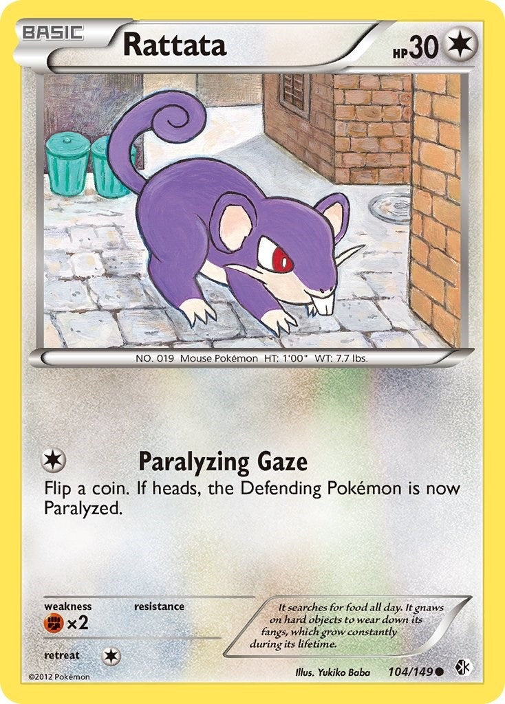 Image for Rattata (Boundaries Crossed) (104/149) - Pokemon