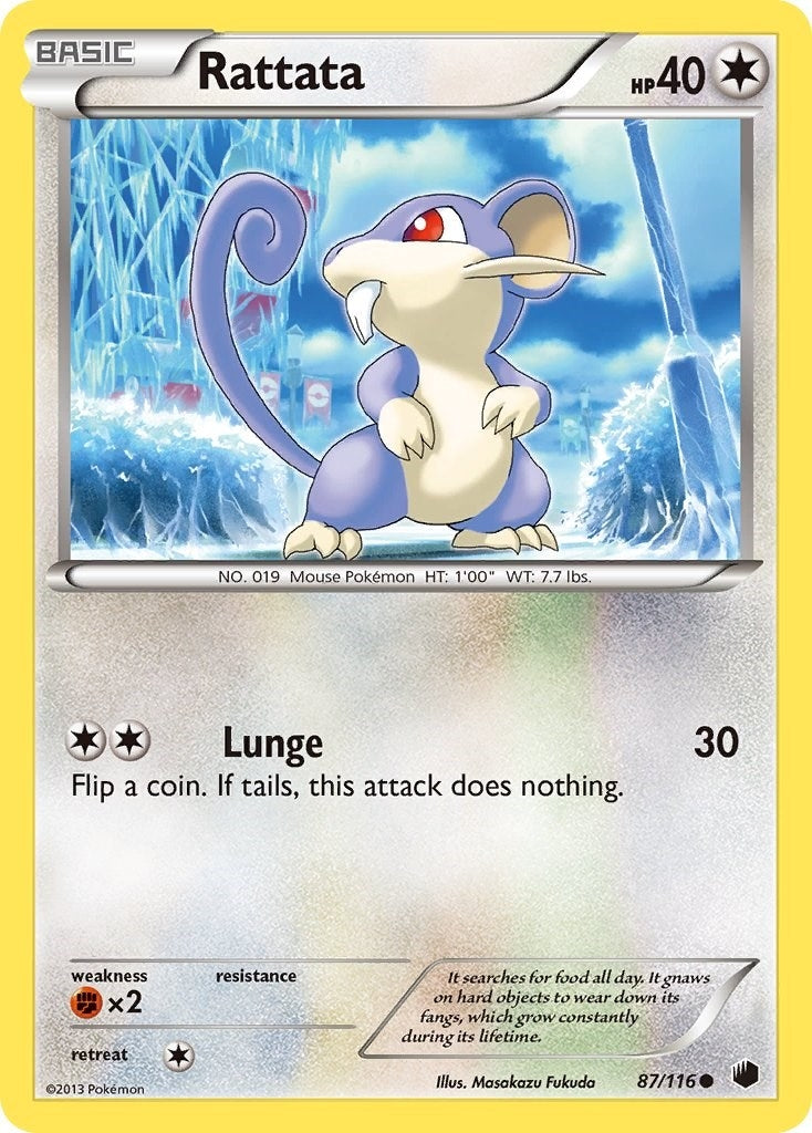 Image for Rattata (Plasma Freeze) (87/116) - Pokemon