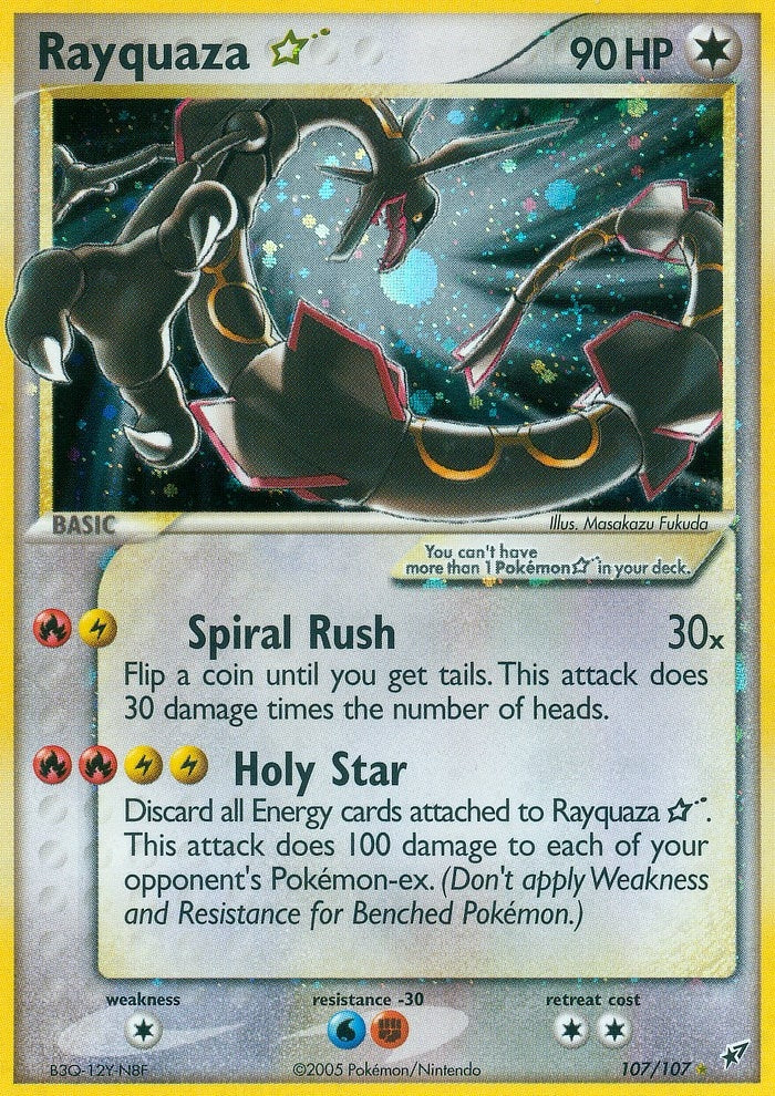 Image for Rayquaza Star (Deoxys) (107/107) - Pokemon