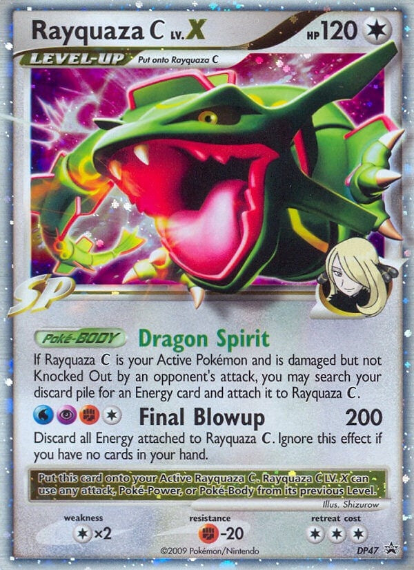 Image for Rayquaza C LV.X - DP47 (Diamond and Pearl Promos) (DP47) - Pokemon