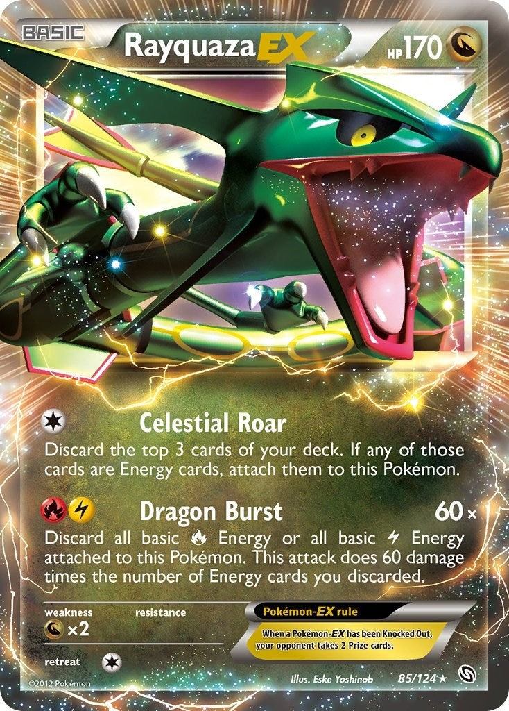 Image for Rayquaza EX (Dragons Exalted) (85/124) - Pokemon