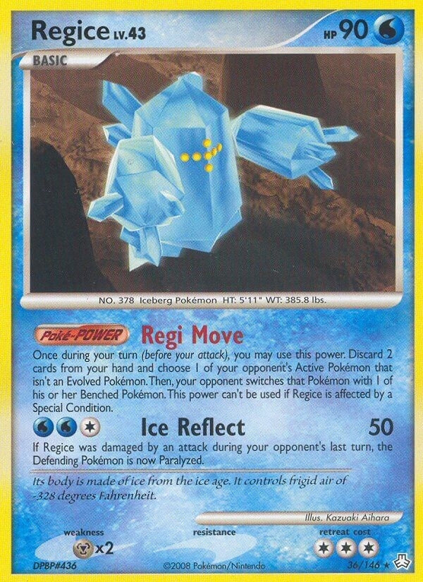 Image for Regice (Legends Awakened) (36/146) - Pokemon