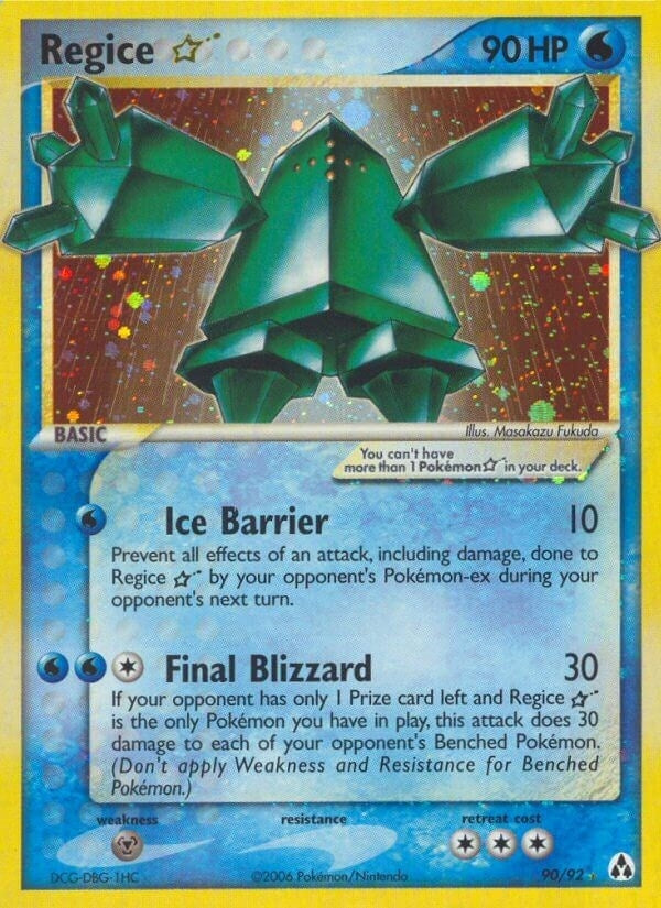 Image for Regice Star (Legend Maker) (90/92) - Pokemon