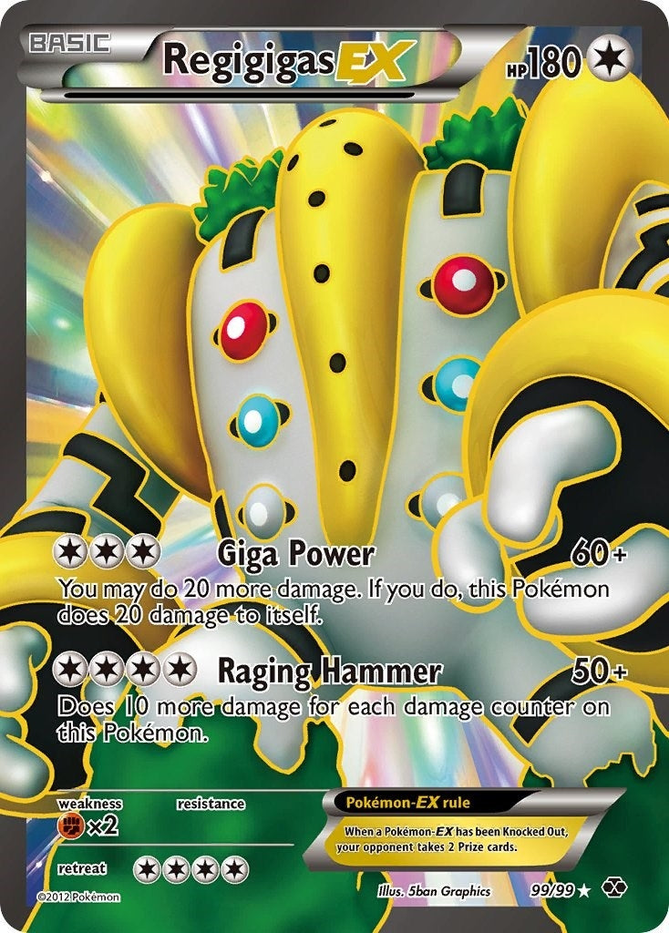 Image for Regigigas EX (99 Full Art) (Next Destinies) (99/99) - Pokemon