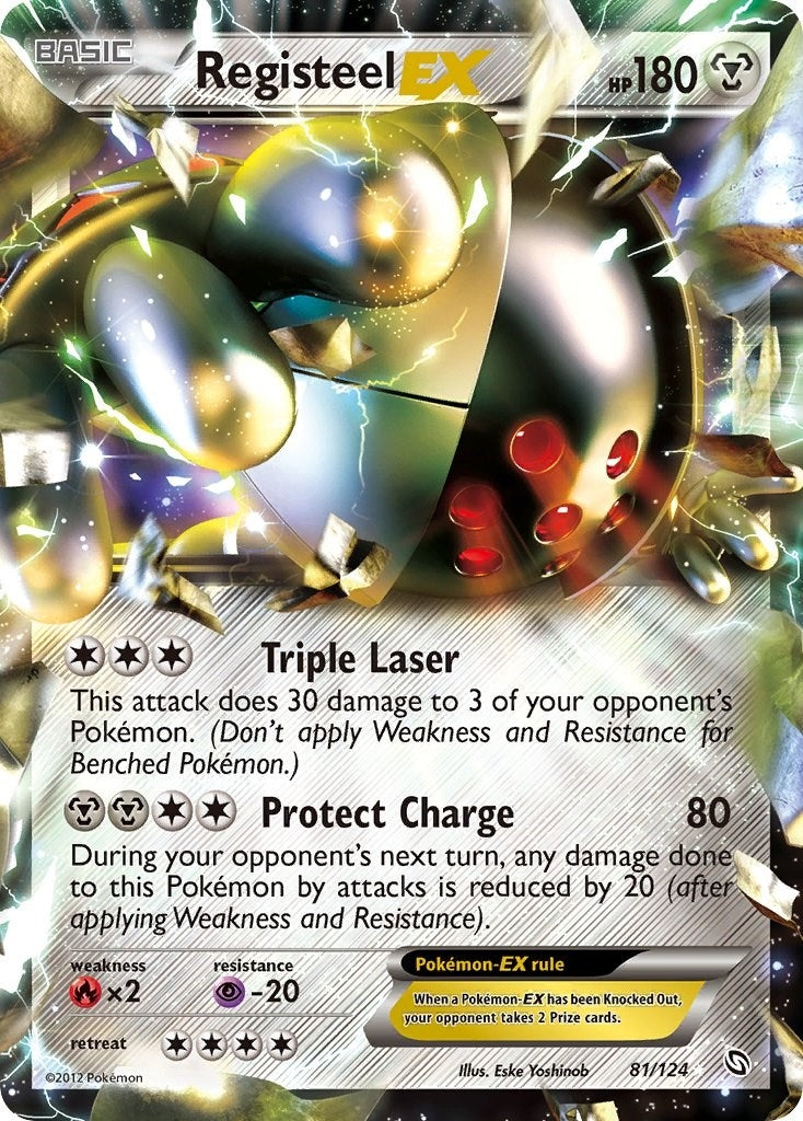 Image for Registeel EX (Dragons Exalted) (81/124) - Pokemon