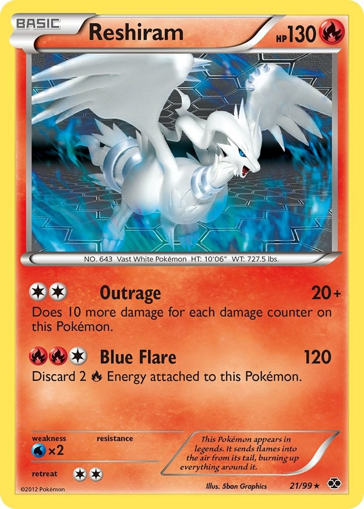 Image for Reshiram (Next Destinies) (21/99) - Pokemon