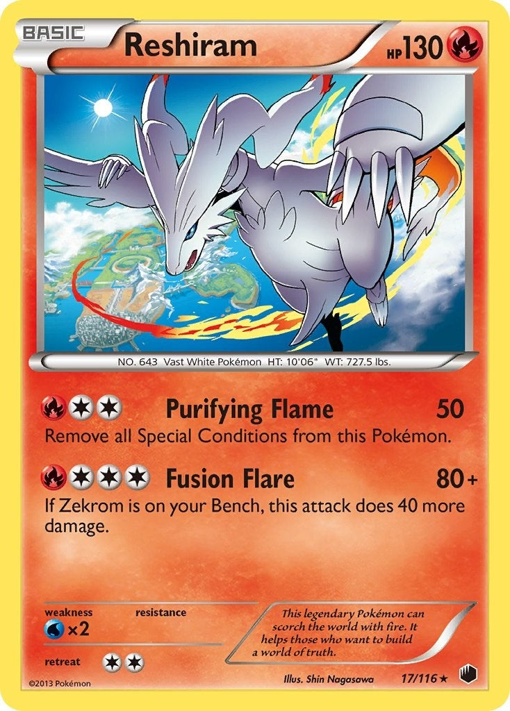 Image for Reshiram (Plasma Freeze) (17/116) - Pokemon