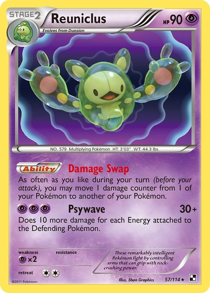 Image for Reuniclus (Black and White) (57/114) - Pokemon