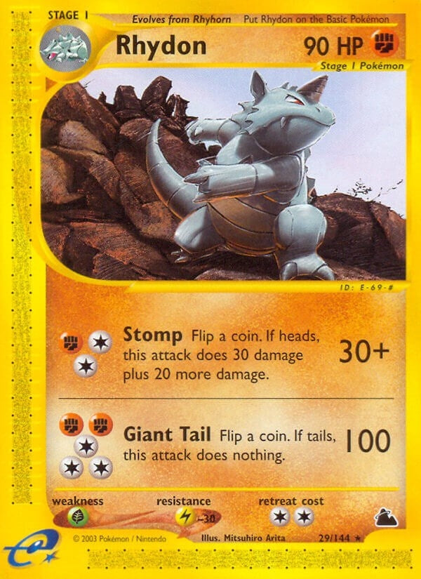 Image for Rhydon (29) (Skyridge) (029/144) - Pokemon