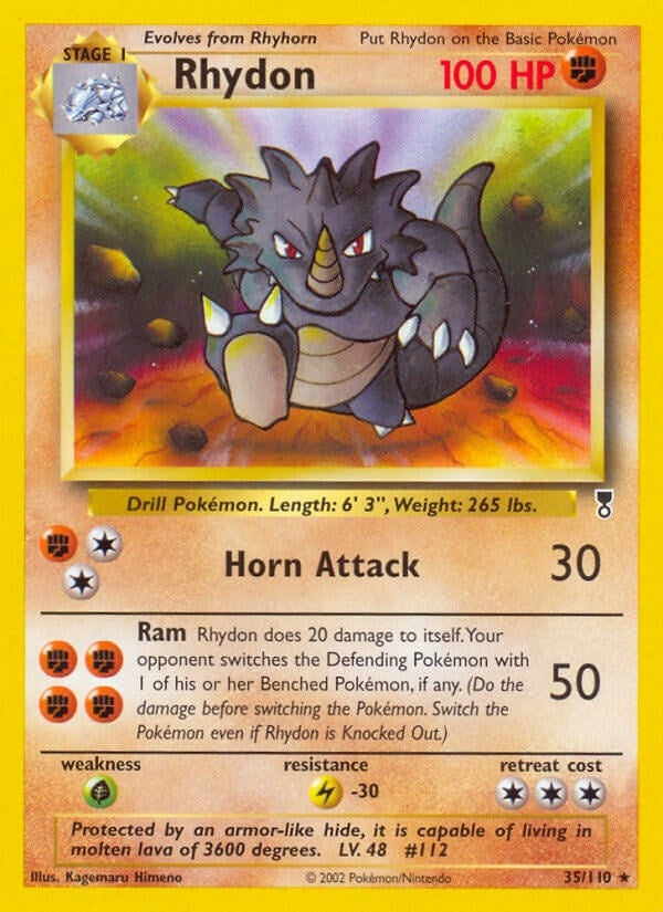 Image for Rhydon (Legendary Collection) (035/110) - Pokemon