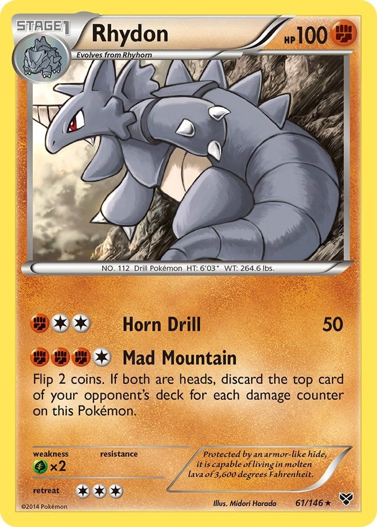 Image for Rhydon (XY Base Set) (61/146) - Pokemon