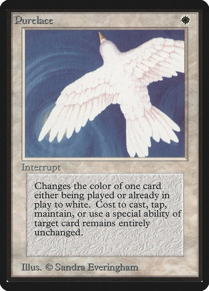 Image for Purelace (Beta Edition) - Magic: The Gathering