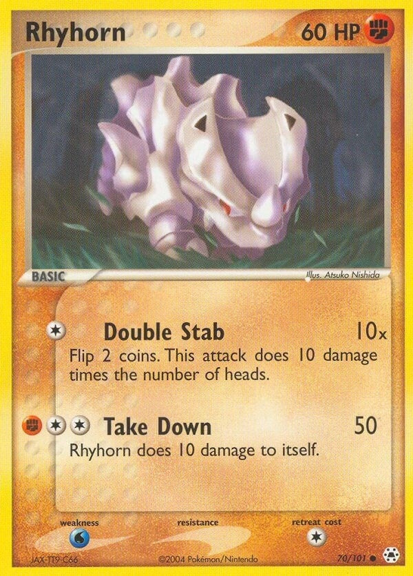 Image for Rhyhorn (Hidden Legends) (70/101) - Pokemon