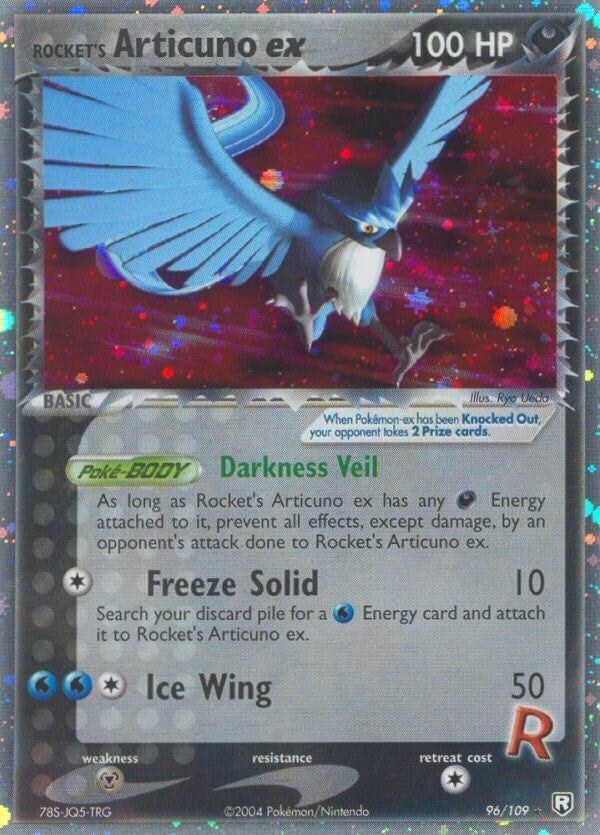 Image for Rocket's Articuno ex (Team Rocket Returns) (96/109) - Pokemon