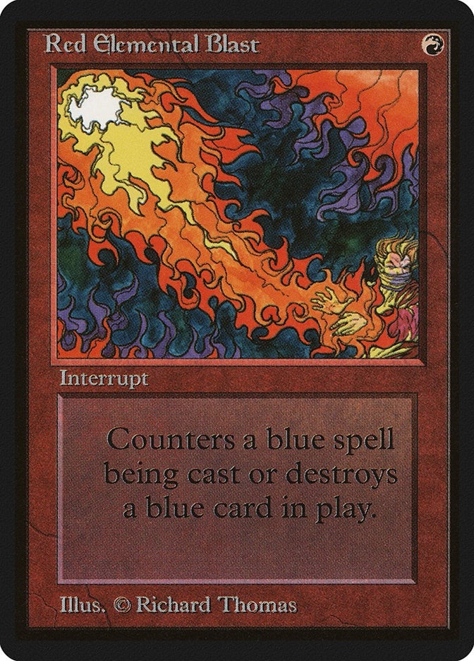Image for Red Elemental Blast (Beta Edition) - Magic: The Gathering