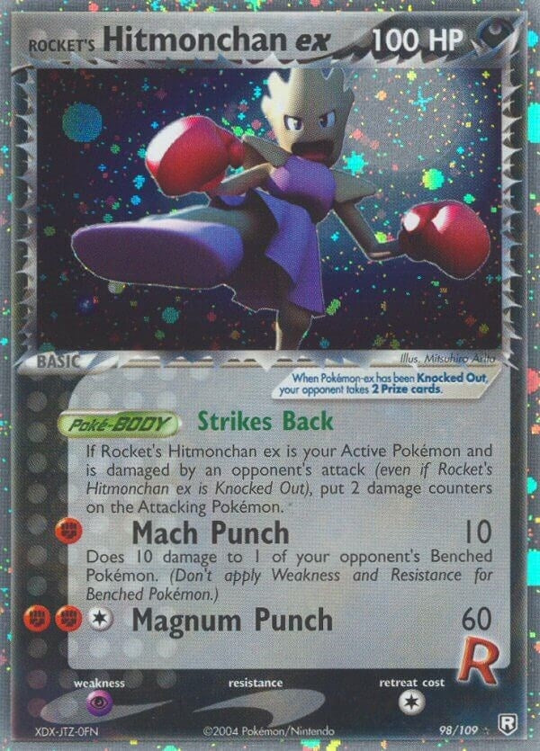 Image for Rocket's Hitmonchan ex (Team Rocket Returns) (98/109) - Pokemon