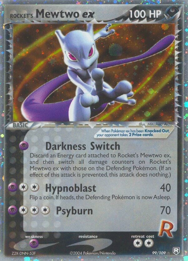Image for Rocket's Mewtwo ex (Team Rocket Returns) (99/109) - Pokemon