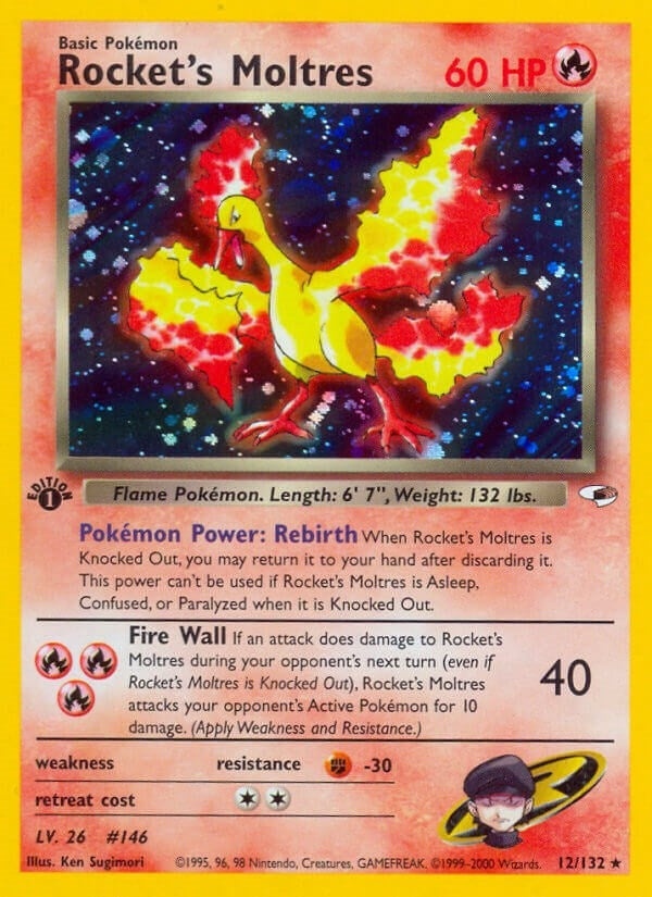 Image for Rocket's Moltres (Gym Heroes) (012/132) - Pokemon