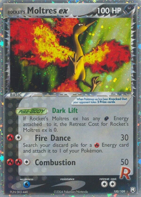 Image for Rocket's Moltres ex (Team Rocket Returns) (100/109) - Pokemon