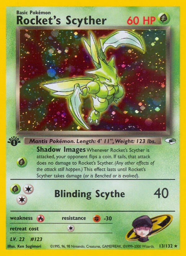 Image for Rocket's Scyther (Gym Heroes) (013/132) - Pokemon