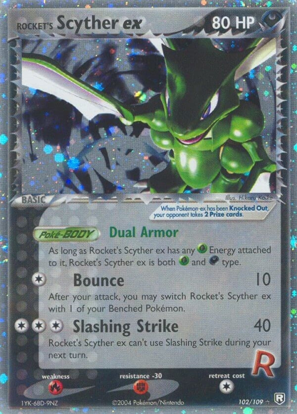 Image for Rocket's Scyther ex (Team Rocket Returns) (102/109) - Pokemon