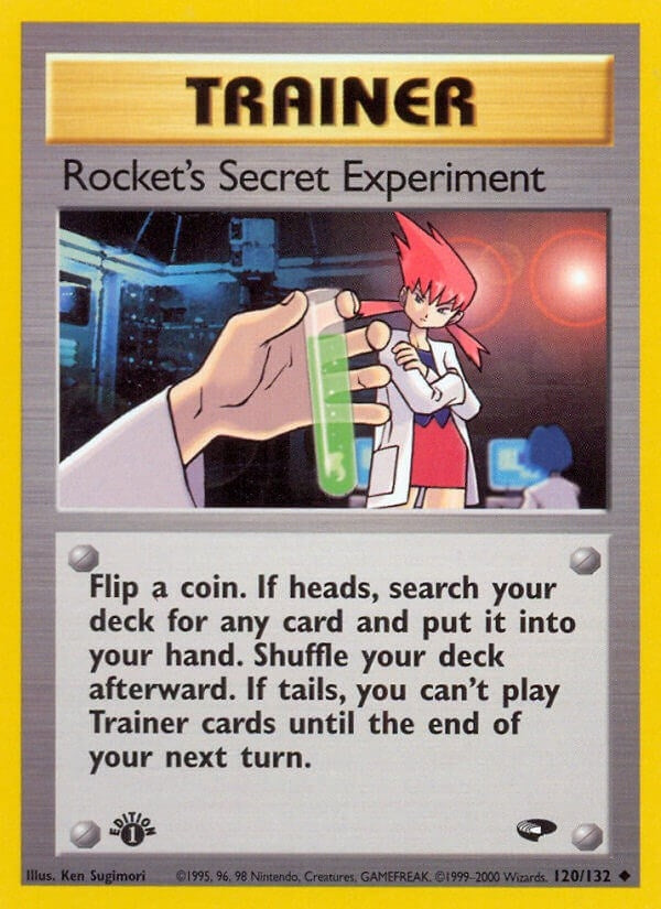 Image for Rocket's Secret Experiment (Gym Challenge) (120/132) - Pokemon