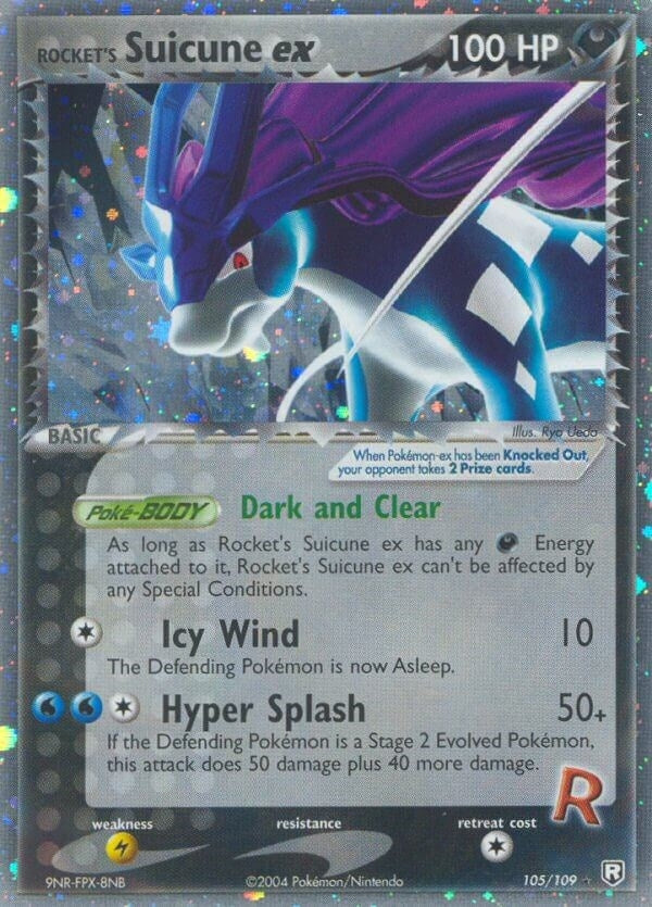 Image for Rocket's Suicune ex (Team Rocket Returns) (105/109) - Pokemon