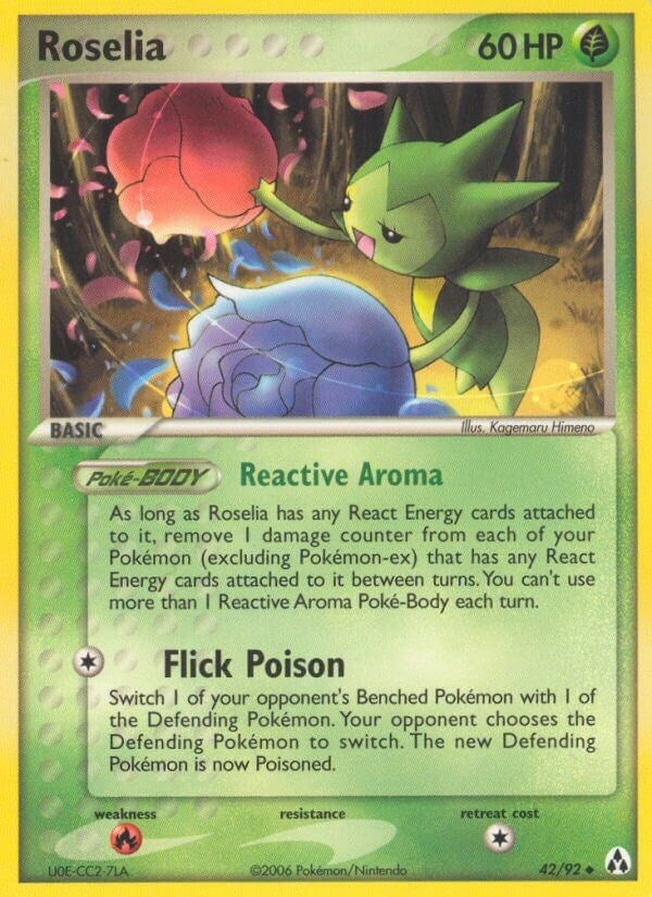 Image for Roselia (Legend Maker) (42/92) - Pokemon