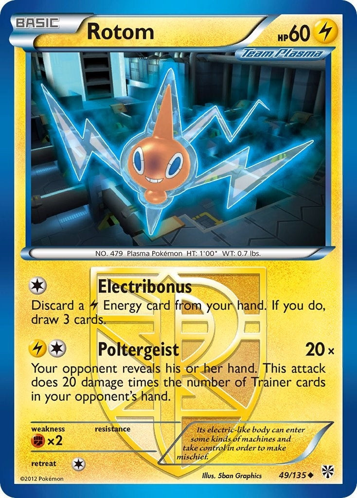 Image for Rotom (Team Plasma) (Plasma Storm) (49/135) - Pokemon