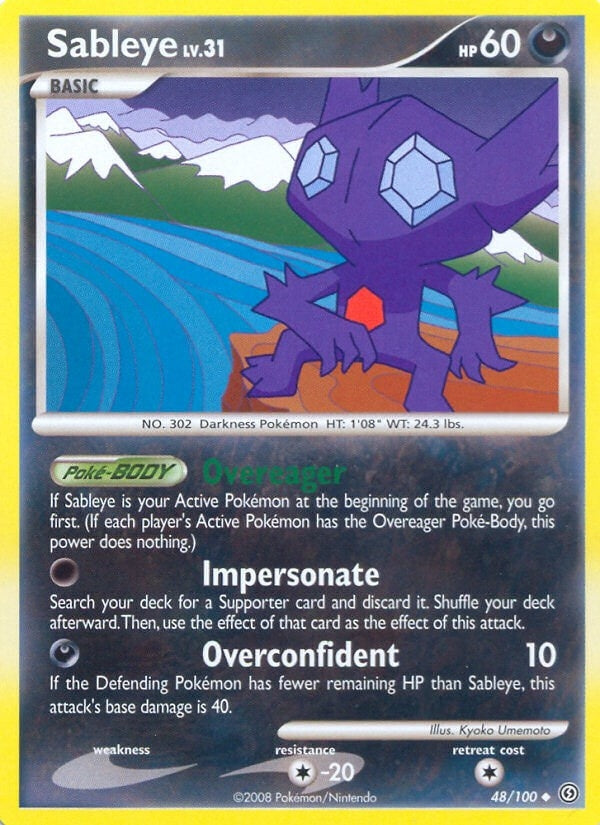 Image for Sableye (Stormfront) (48/100) - Pokemon