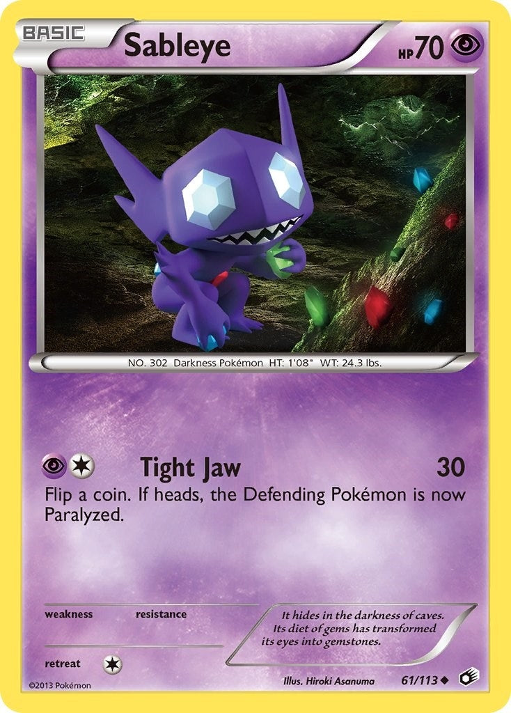 Image for Sableye (Legendary Treasures) (61/113) - Pokemon