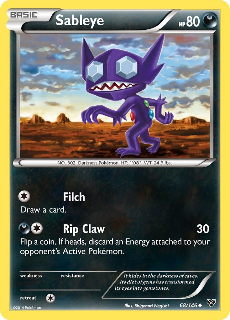 Image for Sableye (XY Base Set) (68/146) - Pokemon