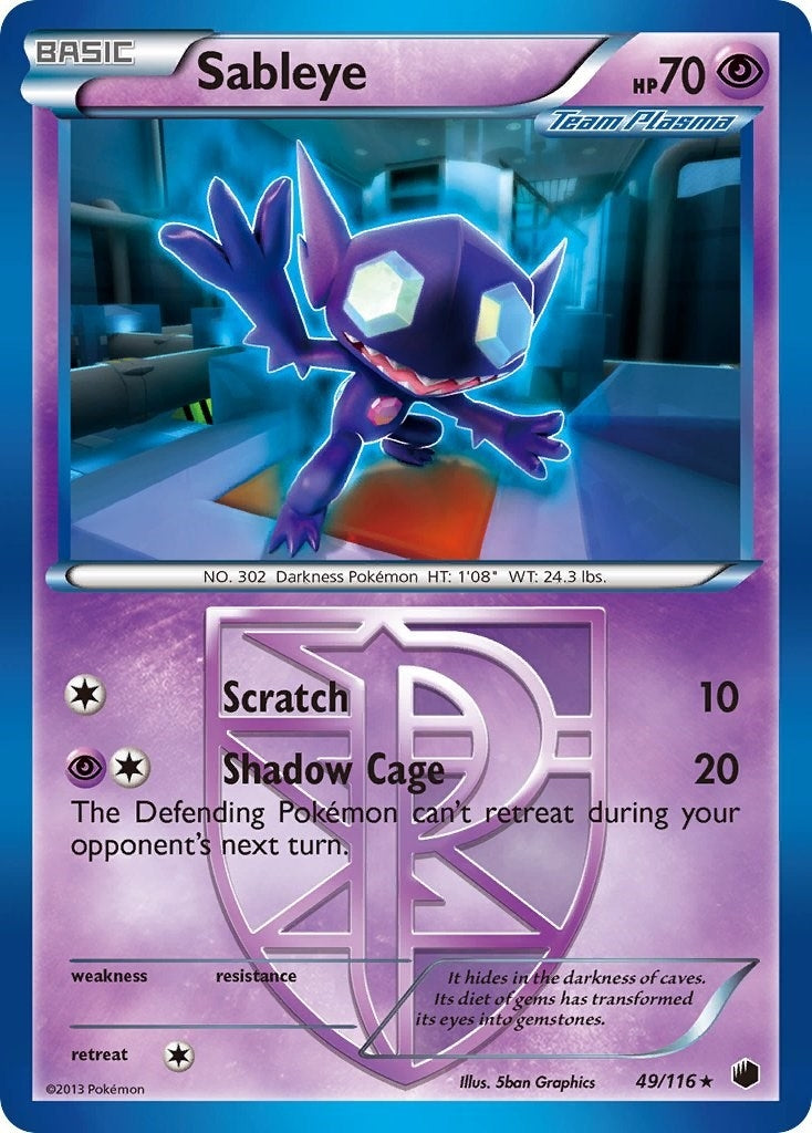 Image for Sableye (Team Plasma) (Plasma Freeze) (49/116) - Pokemon