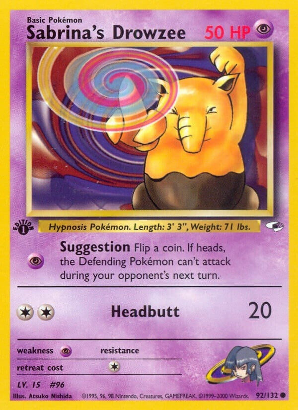 Image for Sabrina's Drowzee (Gym Heroes) (092/132) - Pokemon