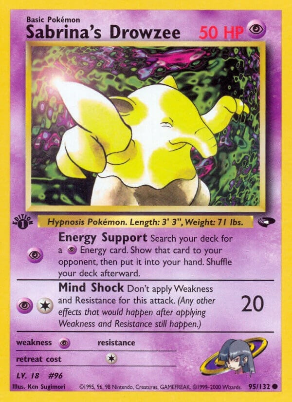 Image for Sabrina's Drowzee (Gym Challenge) (095/132) - Pokemon