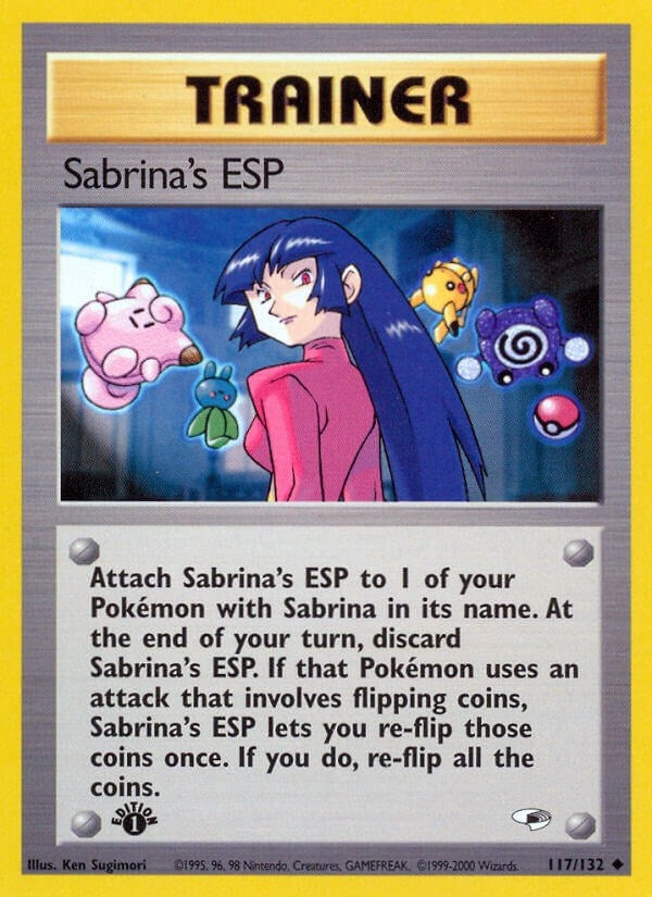 Image for Sabrina's ESP (Gym Heroes) (117/132) - Pokemon