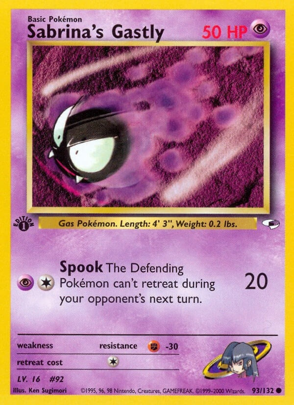 Image for Sabrina's Gastly (Gym Heroes) (093/132) - Pokemon