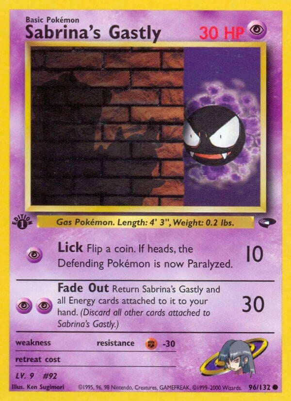 Image for Sabrina's Gastly (96) (Gym Challenge) (096/132) - Pokemon