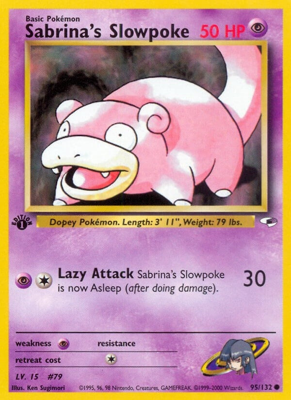 Image for Sabrina's Slowpoke (Gym Heroes) (095/132) - Pokemon