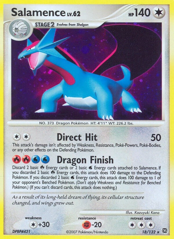 Image for Salamence (Secret Wonders) (18/132) - Pokemon