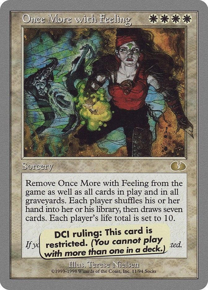 Image for Once More with Feeling (Unglued) (11) - Magic: The Gathering