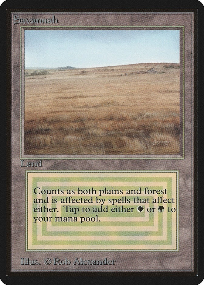 Image for Savannah (Beta Edition) - Magic: The Gathering