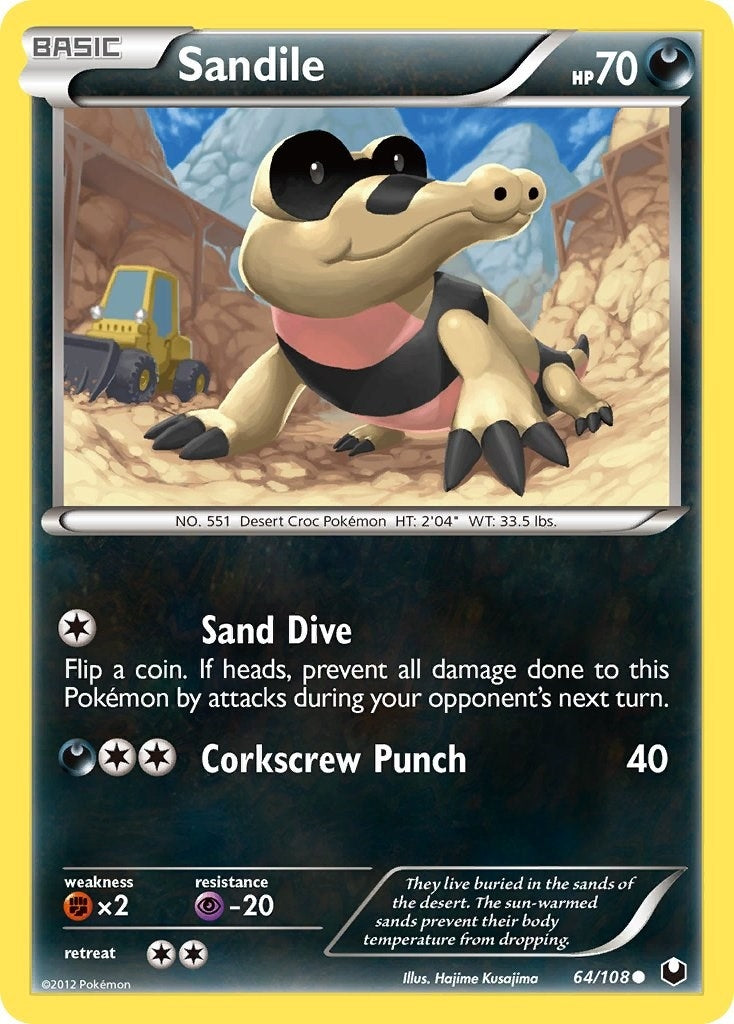 Image for Sandile (Dark Explorers) (64/108) - Pokemon