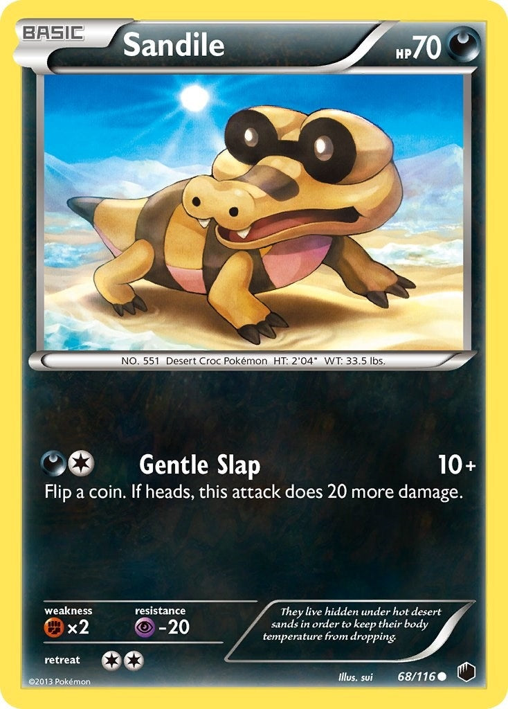 Image for Sandile (Plasma Freeze) (68/116) - Pokemon