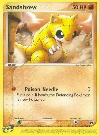 Image for Sandshrew (Sandstorm) (75/100) - Pokemon