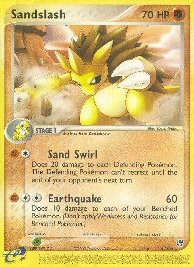 Image for Sandslash (Sandstorm) (21/100) - Pokemon