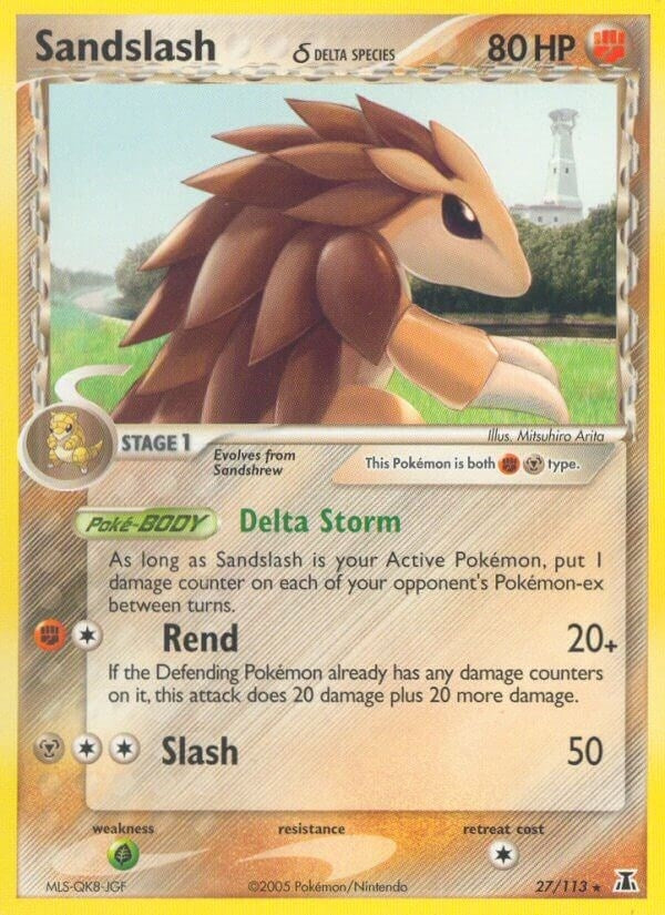 Image for Sandslash (Delta Species) (Delta Species) (27/113) - Pokemon