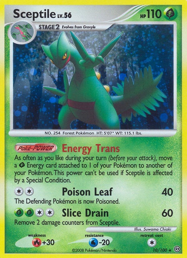 Image for Sceptile (Stormfront) (10/100) - Pokemon